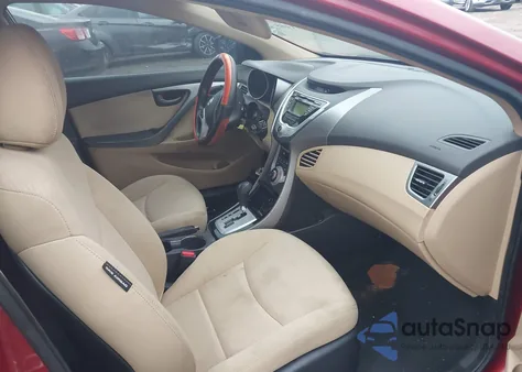 2012 Hyundai Elantra Gls (Ulsan Plant) z USA, uszkodzony, nr VIN KMHDH4AE4CU467118